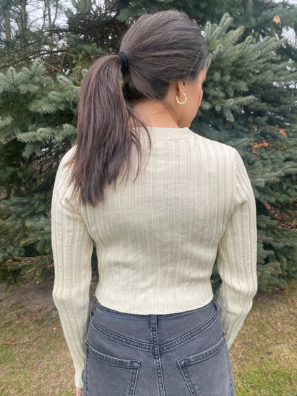 Asymmetrical Hem Sweater Top